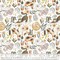 Fabric Windham White Purrfect Plants by the Quarter Yard 54586-1